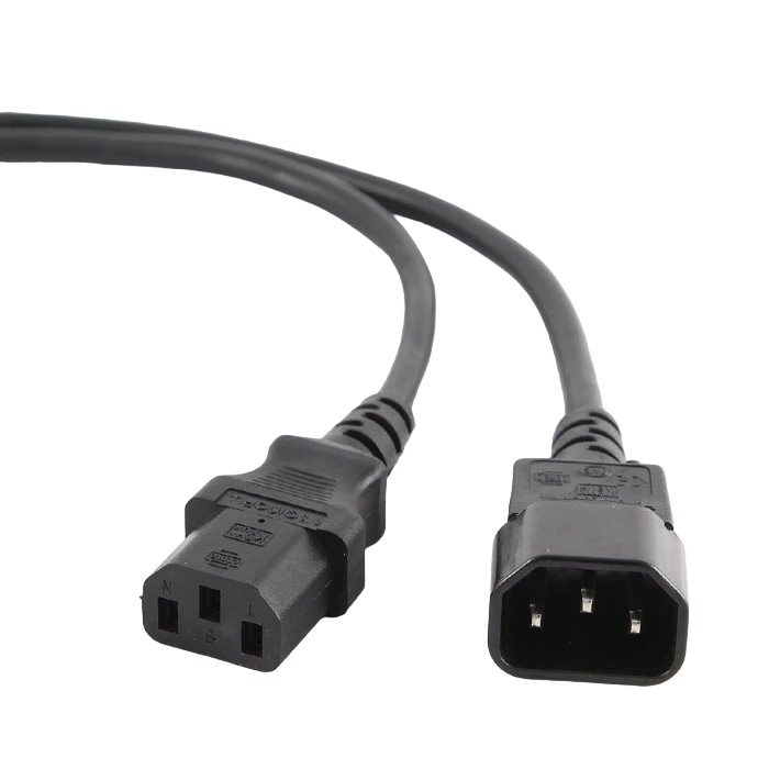 Cablu de alimentare cablexpert pc-189-vde, 1,8m, negru 2