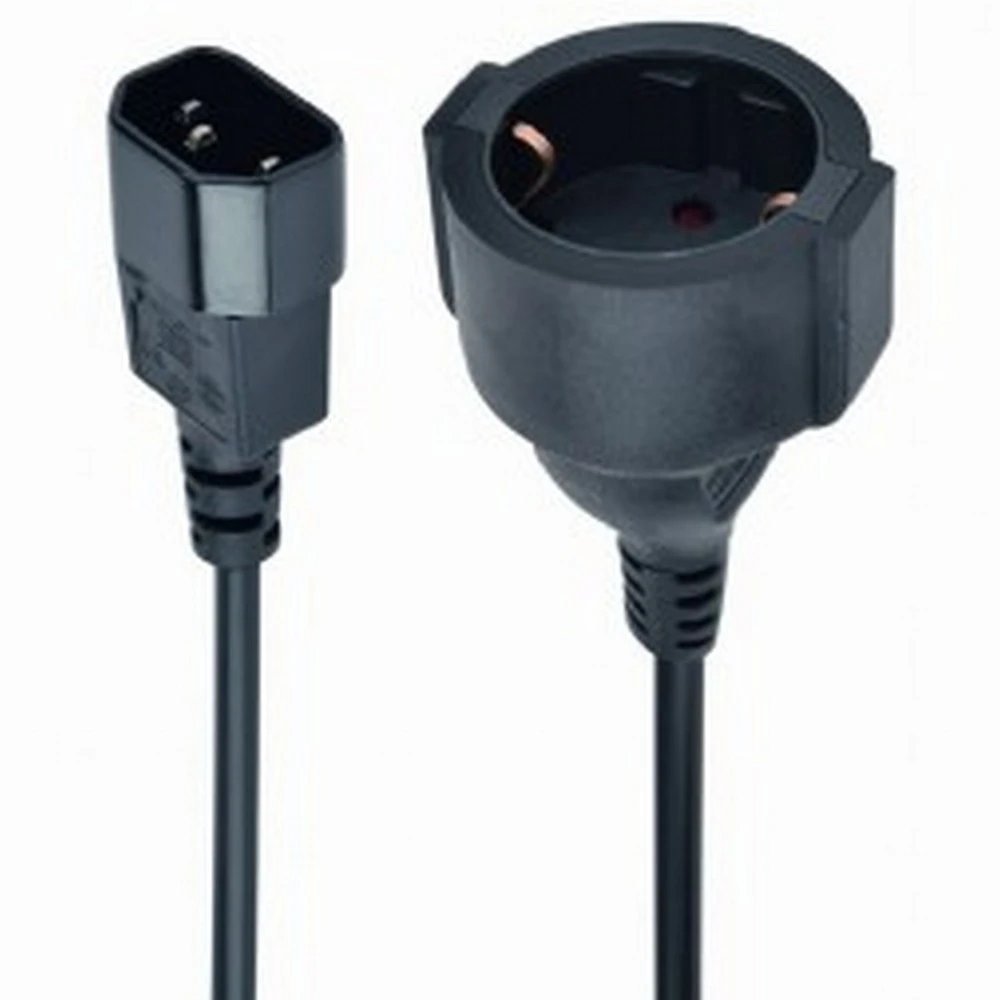 Кабель-адаптер питания cablexpert pc-sfc14m-01, 0,2м, чёрный 4