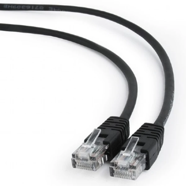 Patch cord cablexpert pp12-0.25m/bk, cat5e utp, 0,25m, negru 2