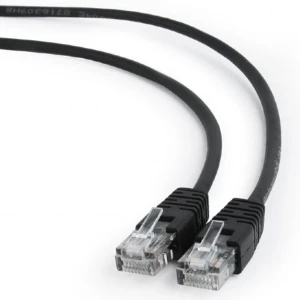 Patch cord cablexpert pp12-0.25m/bk, cat5e utp, 0,25m, negru Thumbnail 2