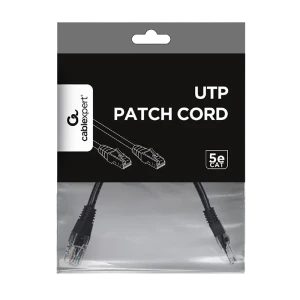 Patch cord cablexpert pp12-0.25m/bk, cat5e utp, 0,25m, negru Thumbnail 3