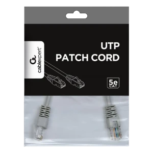 Patch cord cablexpert pp12-0.25m, cat5e utp, 0,25m, gri Thumbnail 2