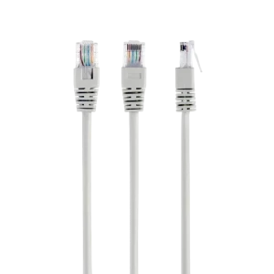 Патч-корд cablexpert pp12-0.25m, cat5e utp, 0,25м, серый