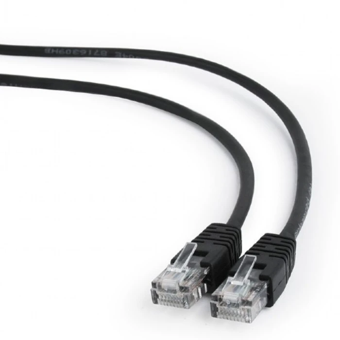Patch cord cablexpert pp12-2m/bk, cat5e utp, 2m, negru 4