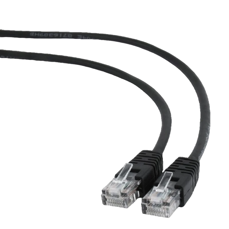 Patch cord cablexpert pp12-2m/bk, cat5e utp, 2m, negru 5