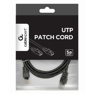 Patch cord cablexpert pp12-2m/bk, cat5e utp, 2m, negru Thumbnail 2