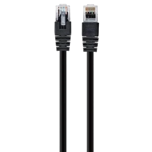 Патч-корд cablexpert pp12-2m/bk, cat5e utp, 2м, чёрный