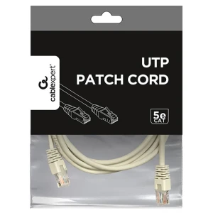 Patch cord cablexpert pp12-2m, cat5e utp, 2m, gri Thumbnail 5