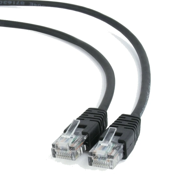 Patch cord cablexpert pp12-3m/bk, cat5e utp, 3m, negru 5