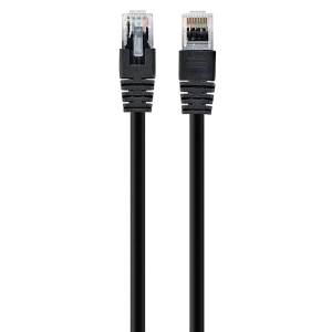 Патч-корд cablexpert pp12-3m/bk, cat5e utp, 3м, чёрный