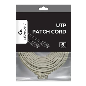 Патч-корд cablexpert pp6u-10m, cat6 utp, 10м, серый Thumbnail 2