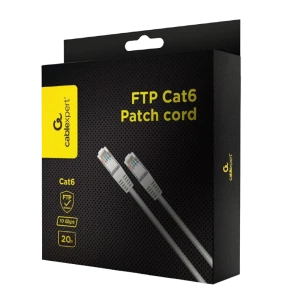 Patch cord cablexpert ppb6-20m, cat6 ftp , 20m, alb Thumbnail 3