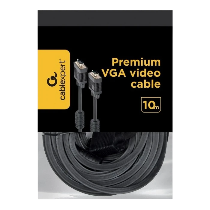 Cablu video cablexpert cc-ppvga-10m-b, vga d-sub (m) - vga d-sub (m), 10m, negru 2