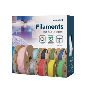 Filament pentru imprimantă 3d gembird 3dp-petg1.75-01-gr, petg, gri, 1.75 mm, 1kg Thumbnail 3