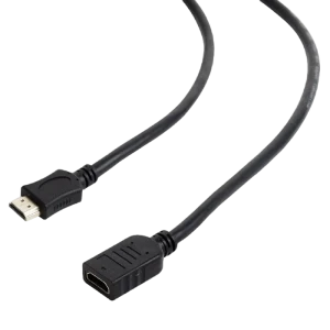 Видео кабель cablexpert cc-hdmi4x-6, hdmi (m) - hdmi (f), 1,8м, чёрный