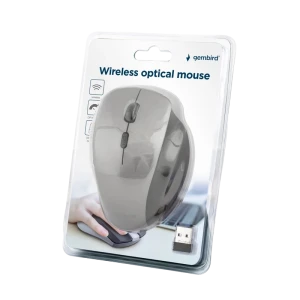 Mouse wireless gembird musw-6b-02, gri | negru Thumbnail 2