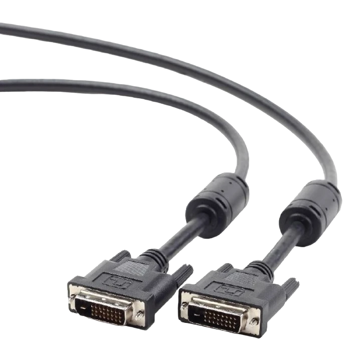 Cablu video cablexpert cc-dvi2-bk-6, dvi-d (m) - dvi-d (m), 1,8m, negru 6