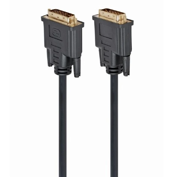 Cablu video cablexpert cc-dvi2-bk-6, dvi-d (m) - dvi-d (m), 1,8m, negru 2