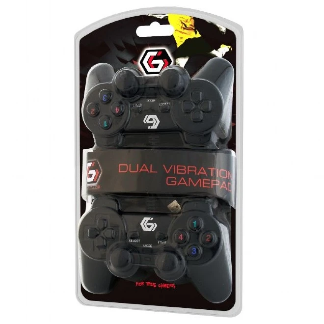 Gamepad gembird jpd-udv2-01, negru 2