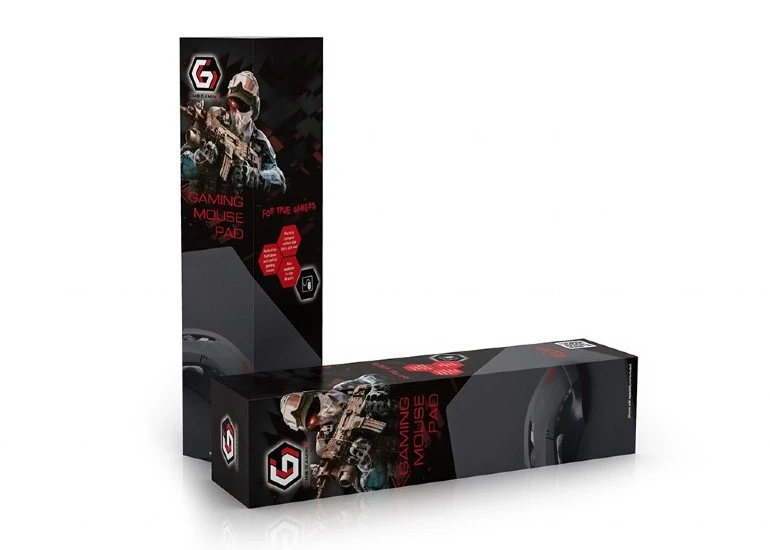 Mouse pad pentru jocuri gembird mp-game, extra large, negru 3