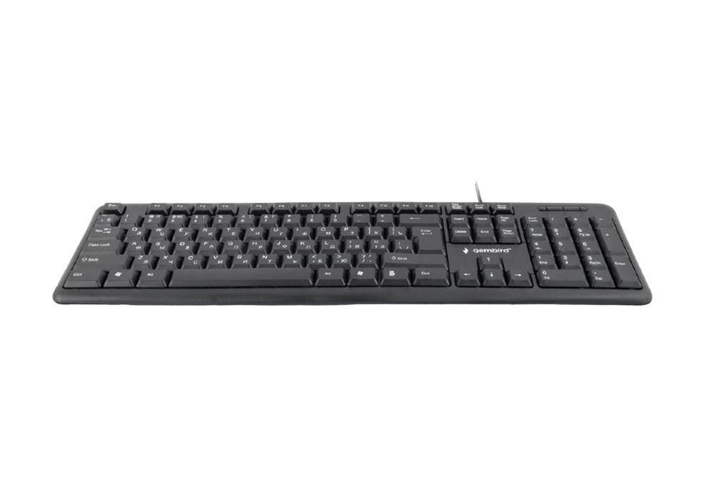 Клавиатура gembird kb-u-103-ru, проводное, чёрный 2