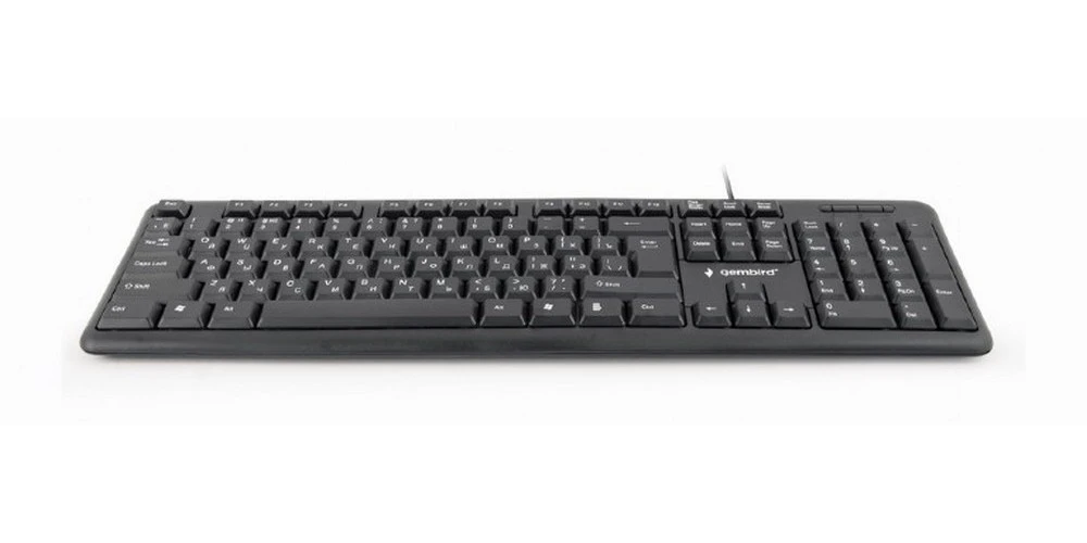 Клавиатура gembird kb-u-103-ru, проводное, чёрный 4