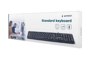 Клавиатура gembird kb-u-103-ru, проводное, чёрный Thumbnail 7