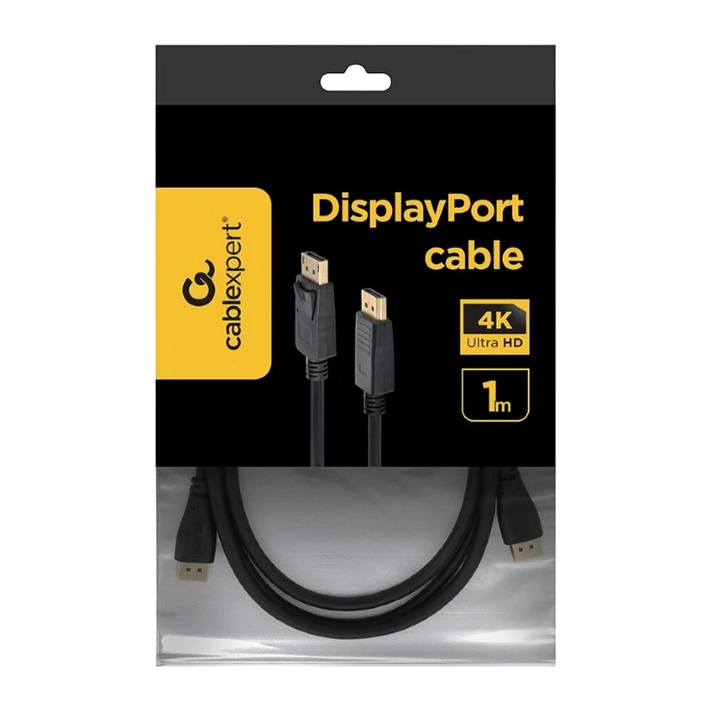 Видео кабель cablexpert cc-dp-1m, displayport (m) - displayport (m), 1м, чёрный 4
