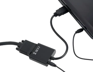 Convertor video/audio cablexpert a-hdmi-vga-03, hdmi (m) - vga d-sub, 0,15m, negru Thumbnail 5
