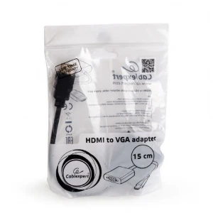 Convertor video/audio cablexpert a-hdmi-vga-03, hdmi (m) - vga d-sub, 0,15m, negru Thumbnail 7