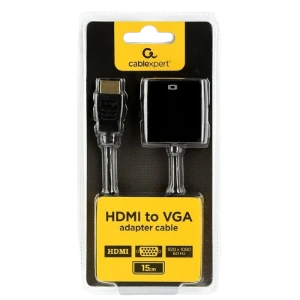 Видеоконвертер cablexpert a-hdmi-vga-04, hdmi (m) - vga d-sub, 0,15м, чёрный Thumbnail 3