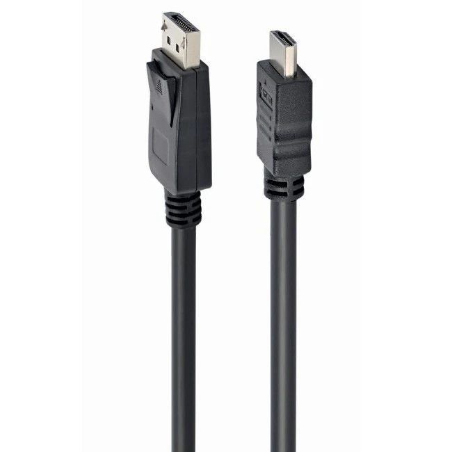 Cablu video cablexpert cc-dp-hdmi-3m, displayport (m) - hdmi (m), 3m, negru 2