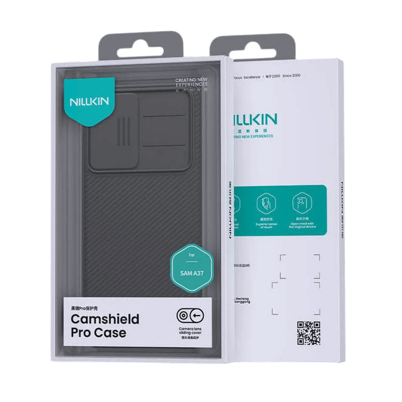 Husă nillkin samsung galaxy a37 camshield pro, negru 2