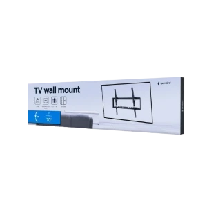 Наклонное настенное крепление gembird wm-70t-03, чёрный Thumbnail 12