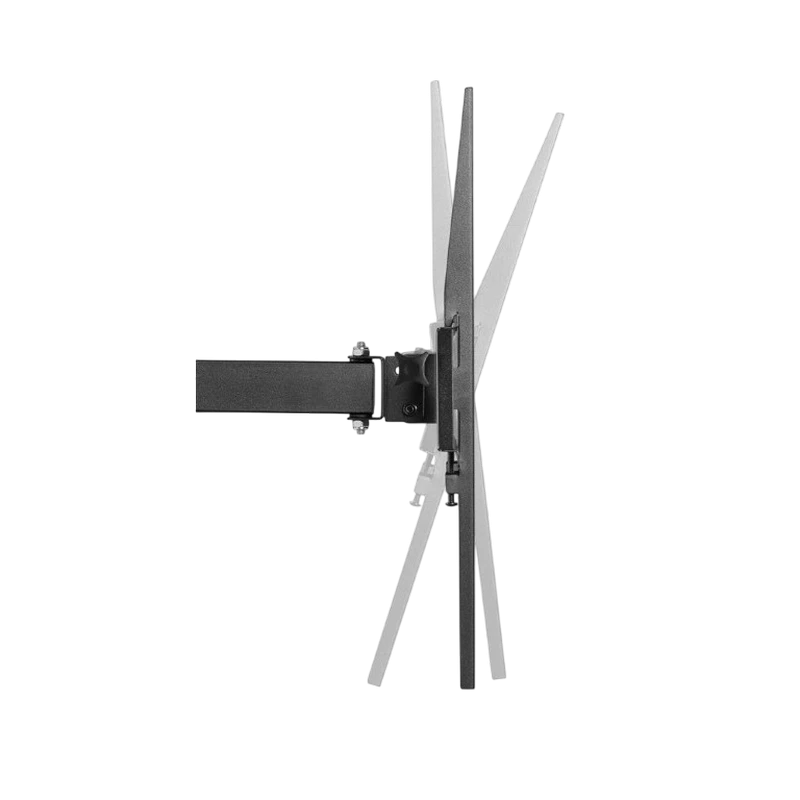 Наклонно-поворотное настенное крепление gembird wm-55st-03, чёрный 20