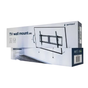 Suport tv de perete gembird wm-90t-01, negru Thumbnail 2