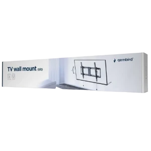 Suport tv de perete gembird wm-80t-01, negru Thumbnail 2