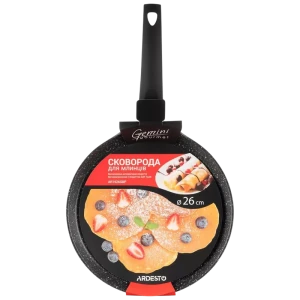 Tigaie pentru clătite ardesto ar1926gbp, , 26cm, negru Thumbnail 2