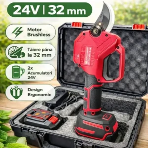 Аккумуляторный секатор 24v, 32 мм, бесщеточный мотор