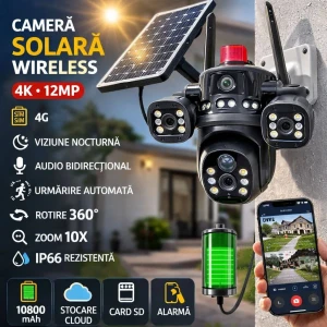 Camera de supraveghere alimentata cu solar (spm-t series) / 12 vc6-4g