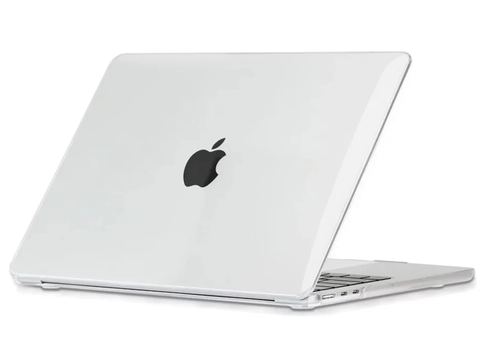 Чехол для ноутбука tech protect smartshell macbook air 13 (2022), 13.6", поликарбонат, crystal clear 3