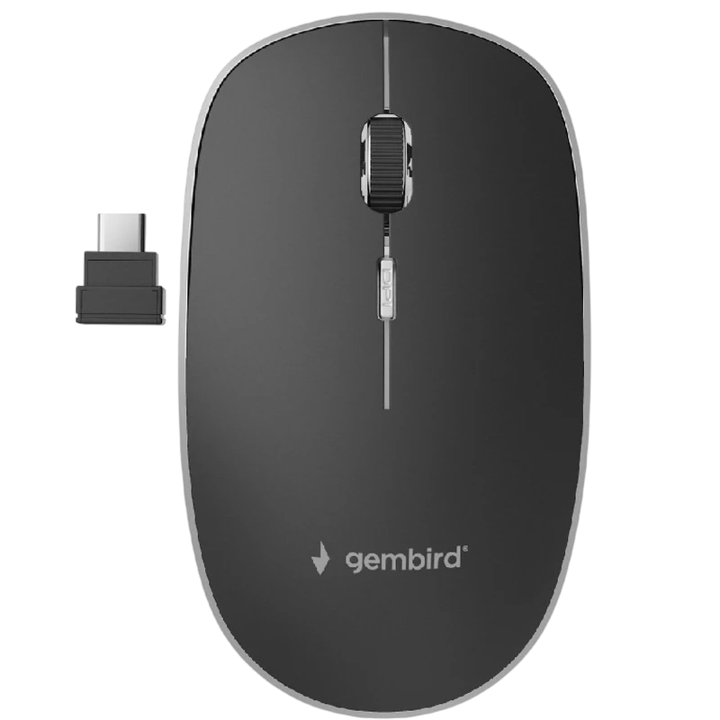Mouse wireless gembird musw-4bsc-01, negru 3
