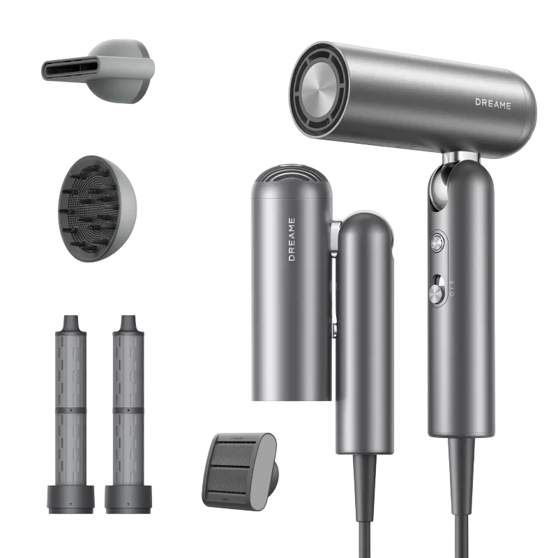 Фен dreame pocket pro, 1300вт, spray gray 15