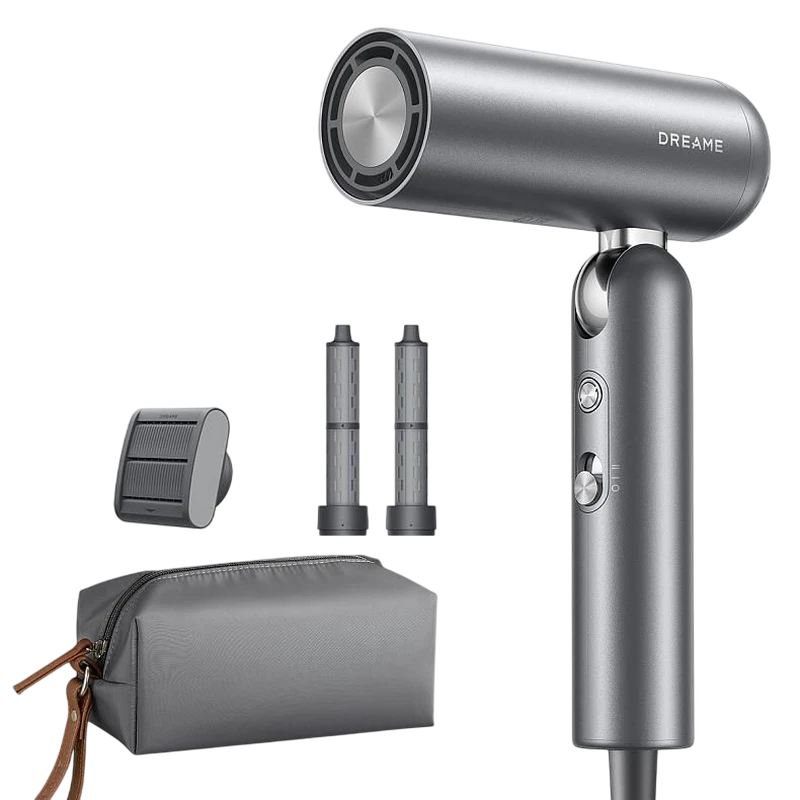 Фен dreame pocket pro, 1300вт, spray gray 12