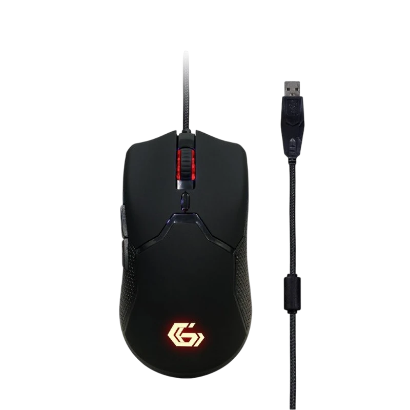 Set tastatură + mouse + mouse pad + căști gembird ggs-umgl4-01, cu fir, negru 3