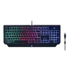 Set tastatură + mouse + mouse pad + căști gembird ggs-umgl4-01, cu fir, negru Thumbnail 5