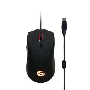 Set tastatură + mouse + mouse pad + căști gembird ggs-umgl4-01, cu fir, negru Thumbnail 3