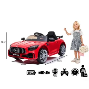 Mașinuță mercedes-amg gt r, baterie 12v4.5ah, 2 motoare de 25w Thumbnail 29
