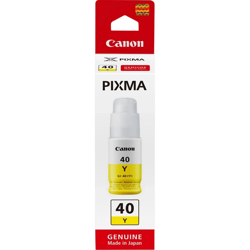 Контейнер с чернилами canon gi-40, 70мл, желтый 2