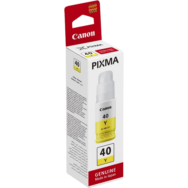 Контейнер с чернилами canon gi-40, 70мл, желтый 5